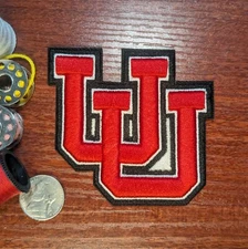 Utah Utes University of Utah College Embroidered Iron On 3D Puffer Patch 3x3.25"