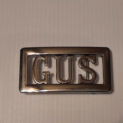 GUS  Custom Personalized Name Belt Buckle -Put your name or word on Buckle
