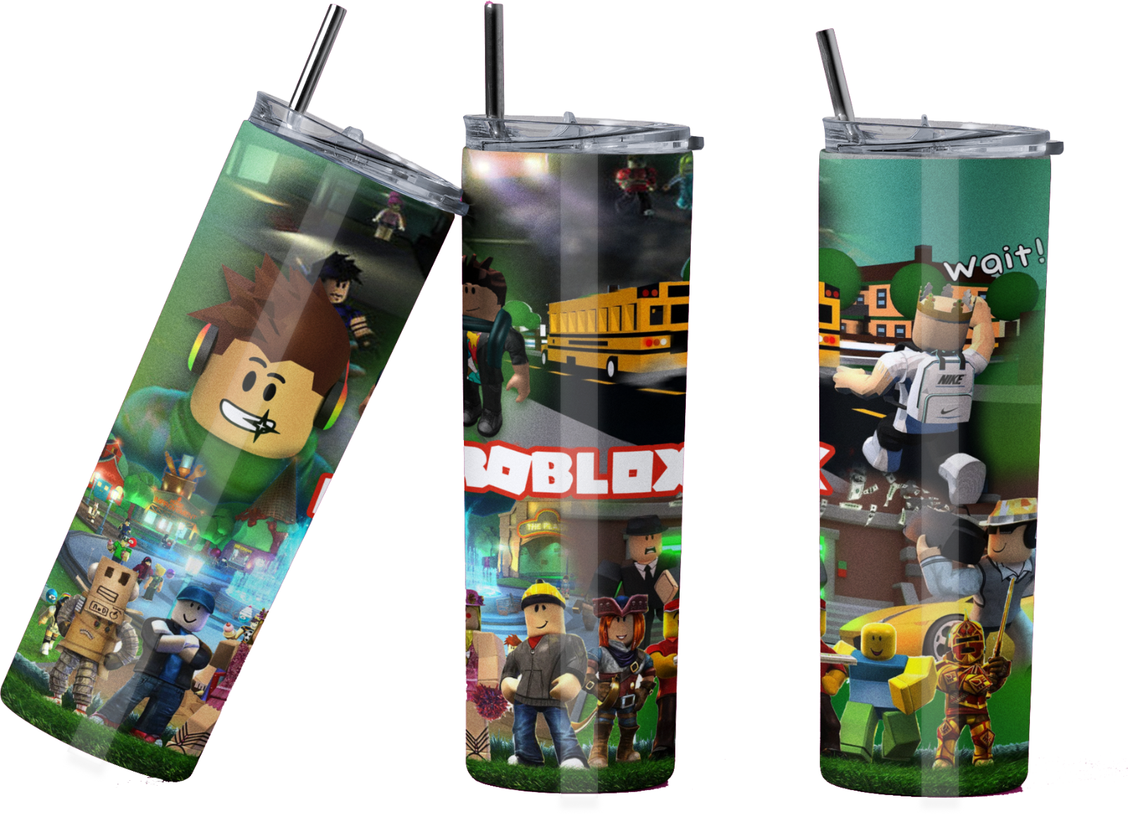 Customized Roblox Tumbler Smirking Face Gift Tumbler 