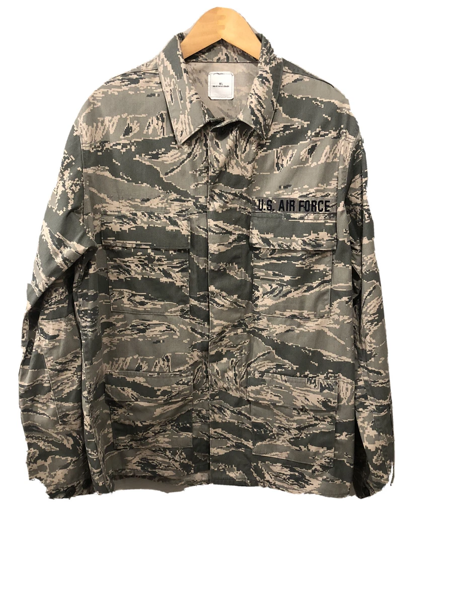 US Air Force Utility Jacket Military Camo Men’s Sz 44L