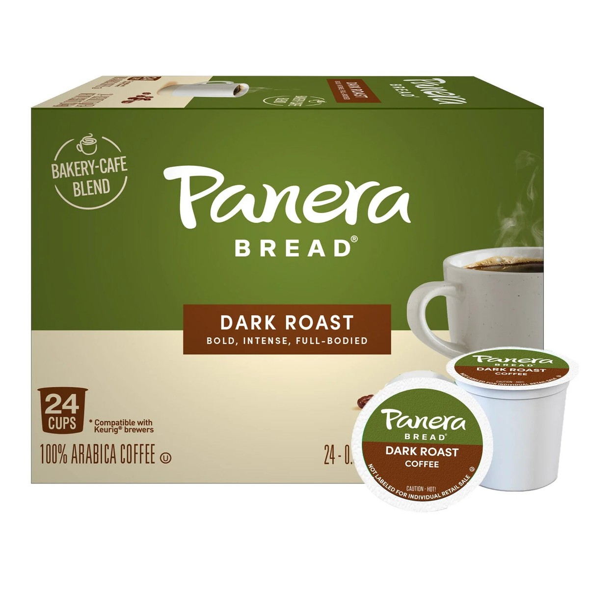 Panera Bread Dark Roast Coffee 24 to 144 Keurig K cups Pick Any