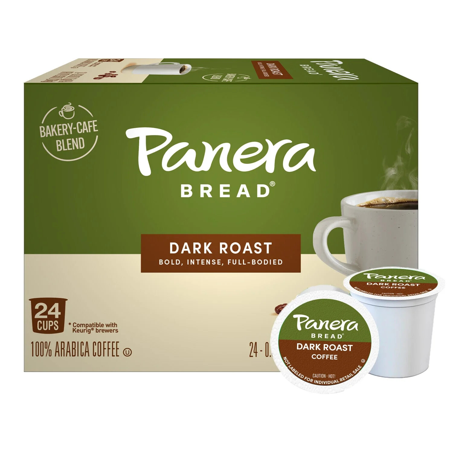 Panera Bread Dark Roast Coffee 24 to 144 Keurig K cups Pick Any Size FREE SHIP