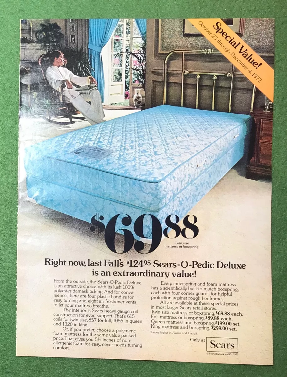 Sears mattress sales sale full