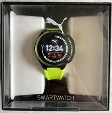 PUMA Neon Yellow Silicone Touchscreen GPS HR Smartwatch 44mm PT9101 for  sale online | eBay