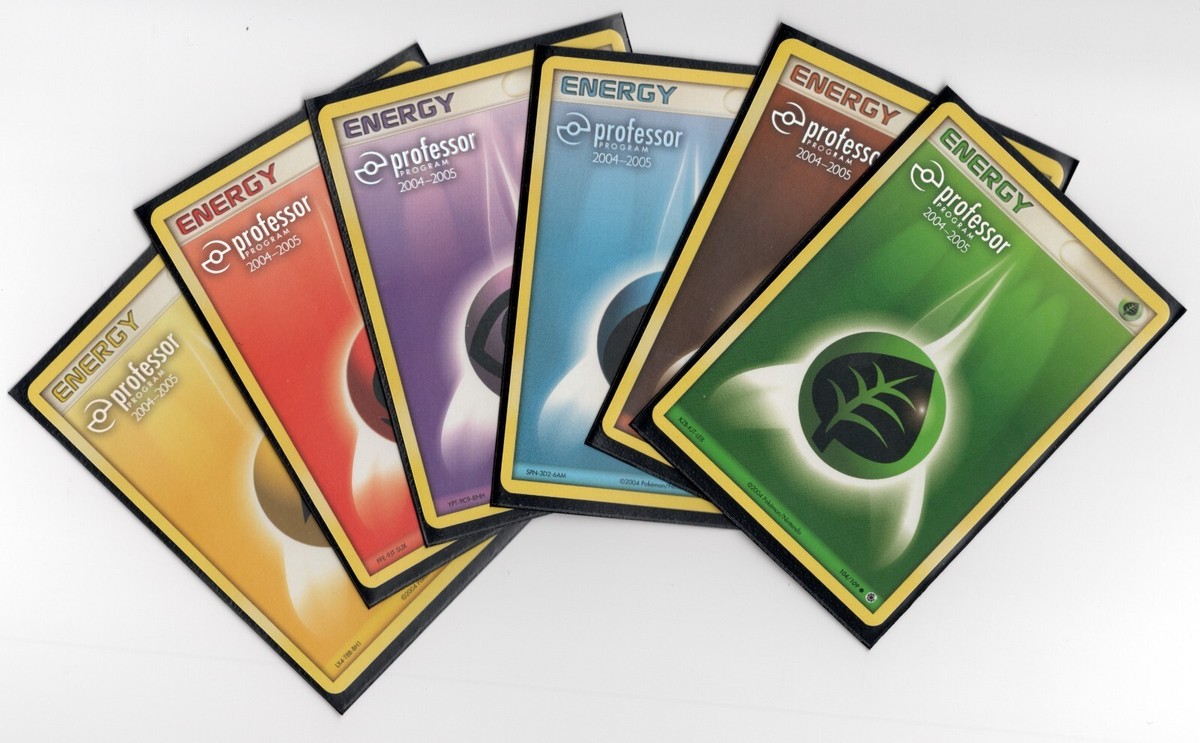 Pokemon 2004-2005 Professor Program Energy Set 104/109 - 109/109 