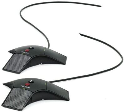     2 PACK of Polycom 2200-40040-001 IP 7000 Extension Microphones   