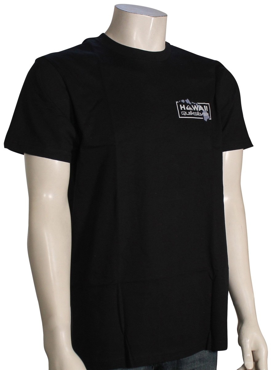 Quiksilver Hawaii Island Breakout SS T-Shirt - Black - New