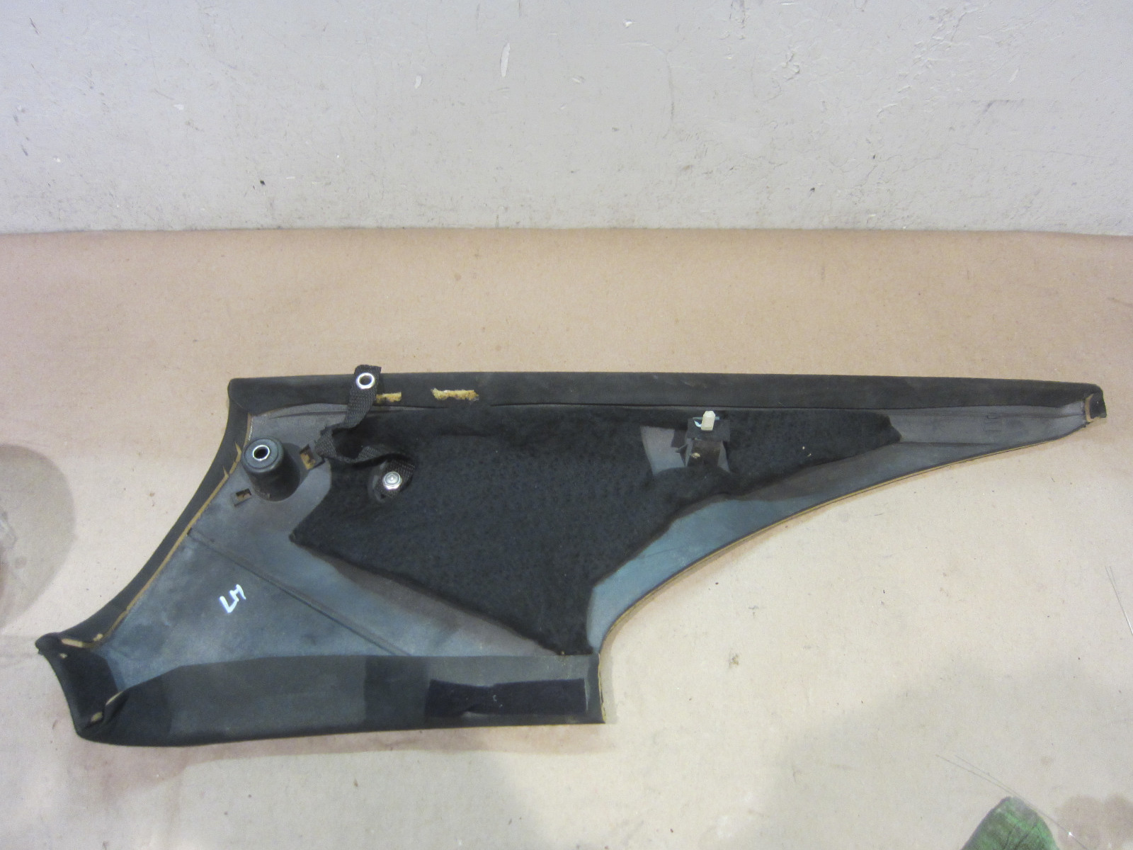 Maserati Quattroporte LH Rear Upper C Pillar Cover Trim  Black  67202000