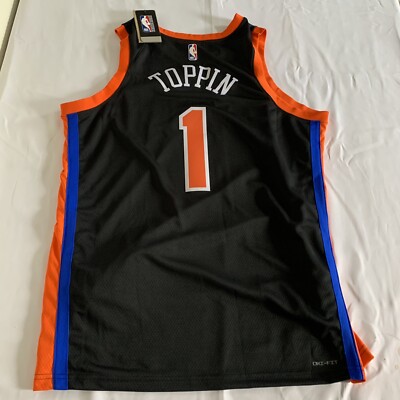 Nike New York Knicks Obi Toppin NBA Jersey #1 Mens 52 XL City
