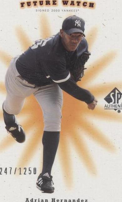2001 SP Authentic - Adrian Hernandez #93 - 1 of 1
