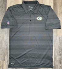 Green Bay Packers Shirt Polo Men  s Small NFL Logo Short Sleeve Nike Dri-Fit Golf
