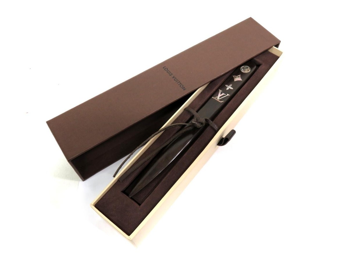 Louis Vuitton Paper Knife Monogram Shell Novelty Brown VIP