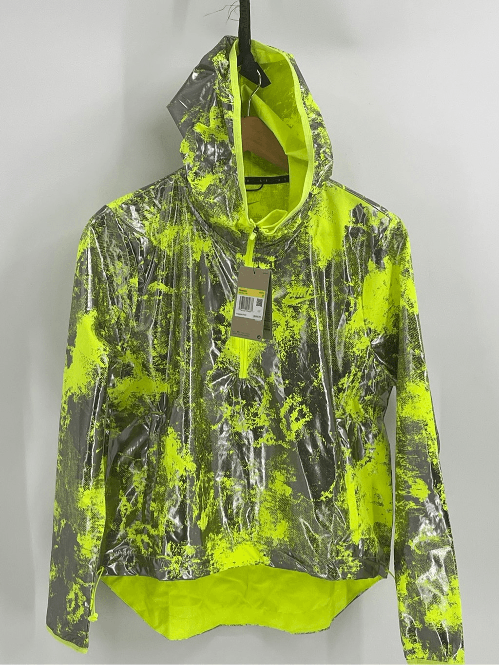 SACAI X NIKE Nike Giacca Running Donna Piccola Neon Riflettente Cappuccio Impermeabile Pullover