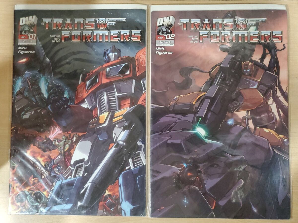 TRANSFORMERS MORE THAN MEETS THE EYE GENERATION ONE DW 1 & 2 TRANSFORMERS MORE THAN MEETS THE EYE GENERATION ONE DW 1 & 2