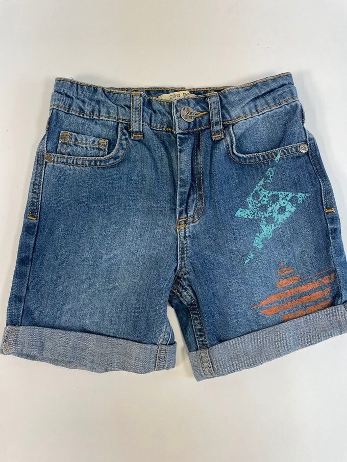 Soo Be Girls Indigo Denim Jean Shorts Size 4 Years