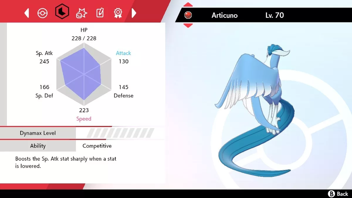 Online Competition Shiny Galarian Articuno - Sword & Shield