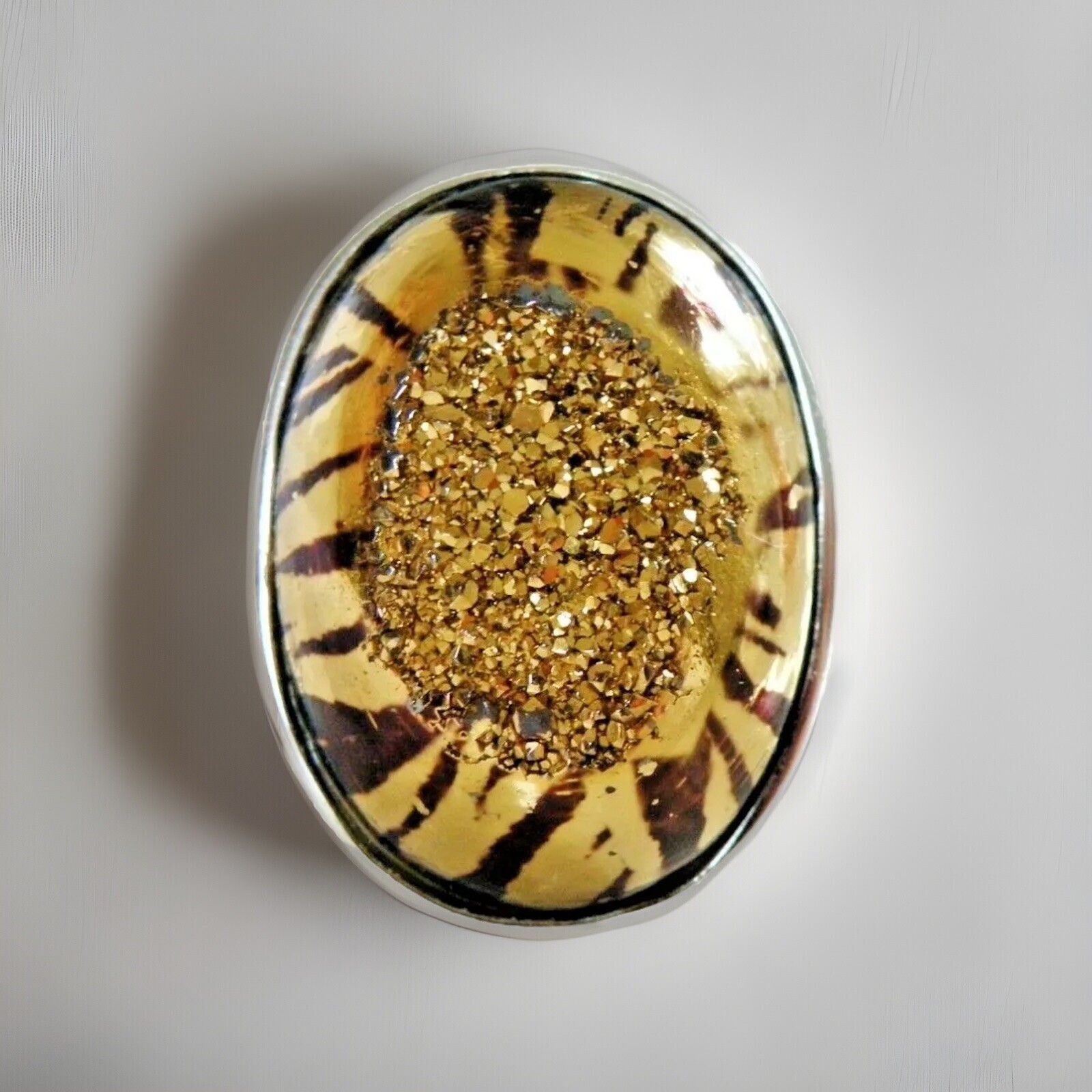 Solid Sterling Silver 925 Panther Tiger Leopard H… - image 7