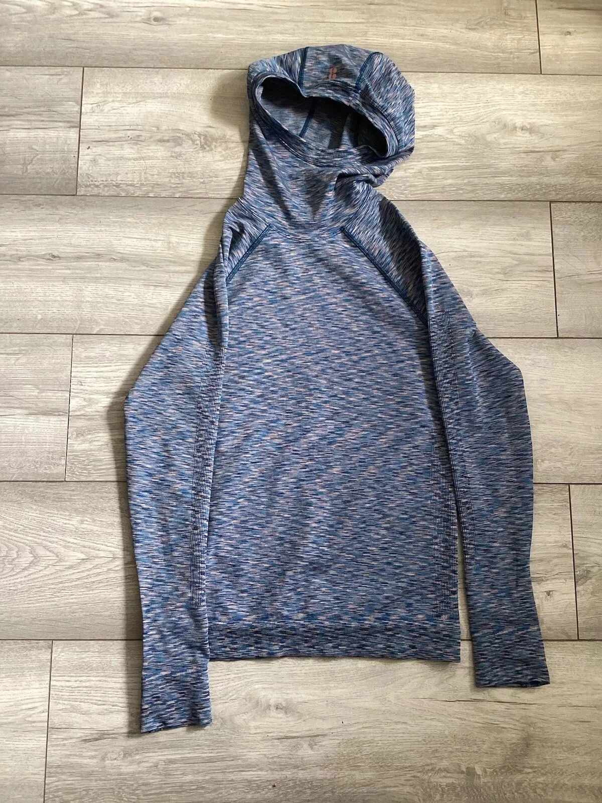 Sweaty Betty Space Dye Hooded Base Layer Top XS