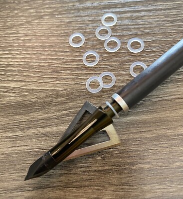 NYLON POINT WASHERS -  ALIGN ROTATE BROADHEADS ALIGNMENT - ARCHERY ARROW POINTS