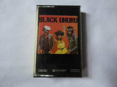 BLACK UHURU ~ RED ~ RARE ORIGINAL FRENCH '81 REGGAE CASSETTE TAPE ~ PAPER LABELS