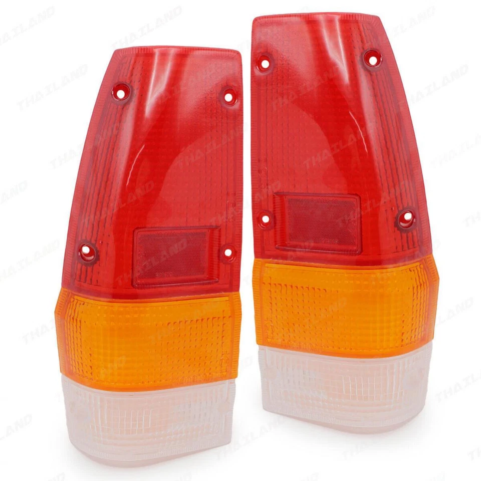 Set Rear Tail Lamp Light Lens For Mitsubishi Mighty Max L200 Pickup 1980 - 1985 - Imagen 4 de 4