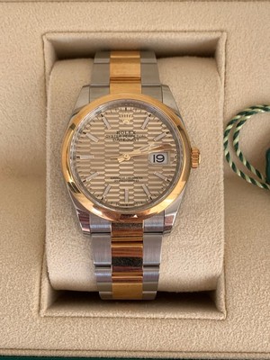 Rolex Datejust 36mm Halbgold 2022 Ungetragen Full Set inkl. Papieren