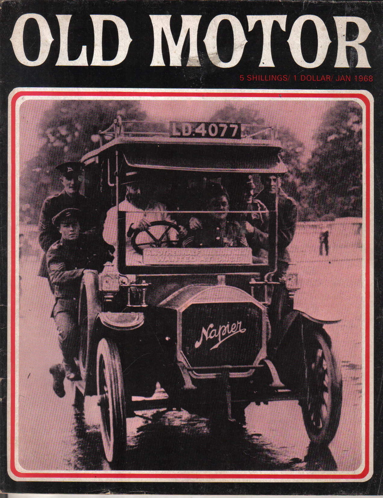 Old Motor Jan 68 Vol 5 No 10 AJS Jeep MG No 1 Napier Austin Taxi