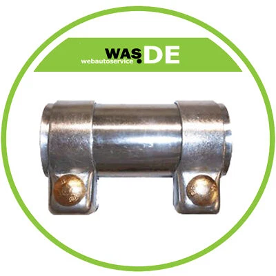 1 Stück Auspuff Rohrverbinder Doppelschelle 45 x 95mm - Bild 1 von 2