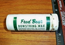 Original Fred Bear - Bear Archery BOWSTRING WAX - Collectible
