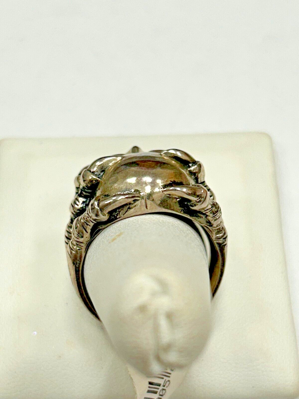 Solid 925 Sterling silver Claw Skull Biker Ring S… - image 7