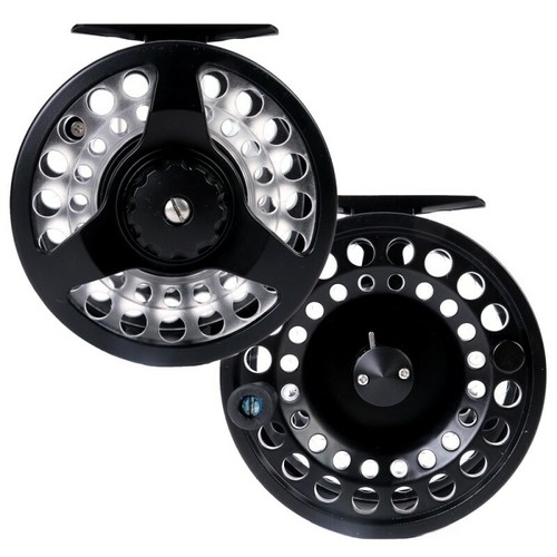DP Aluminium Kassette Fliegen Angelrolle mit 3 extra Kassettenspulen Combo - Bild 2 von 7