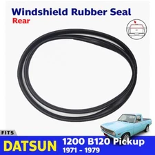 For Datsun Sunny B120 Pickup Truck Weatherstrip Windshield Rubber Seal Rear Z09