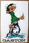 GASTON LA GAFFE autocollant Aufkleber decal sticker 1993 FRANQUIN Guust Flater