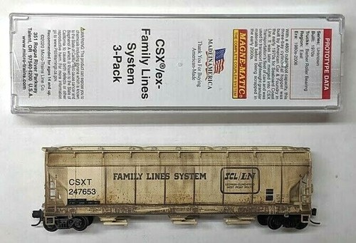 MTL Micro-Trains 09451290 CSXT ex Family Lines 247653 FW desgastado de fábrica | Zustand: New