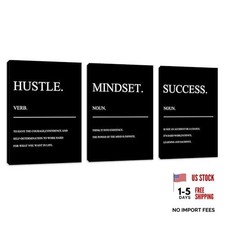 Inspirational Posters Motivational Wall Decor Canvas Wall 16"Hx36"W Style-08