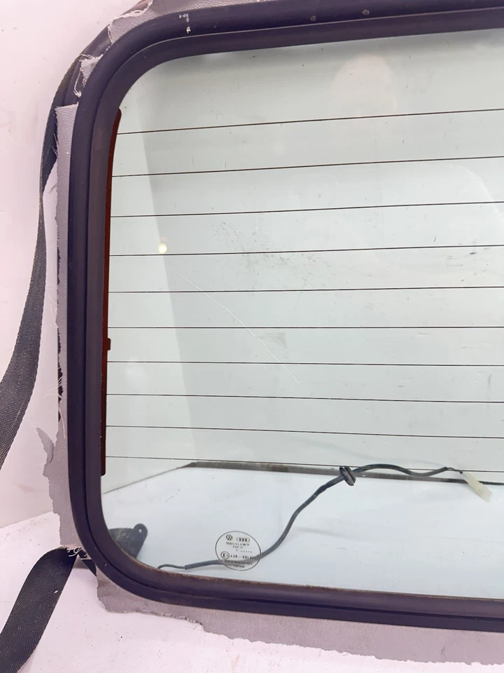 Volkswagen Cabriolet Convertible Top Ventana Trasera Cristal Sello Descongelación 1992 Conejo Foto 2 de 4