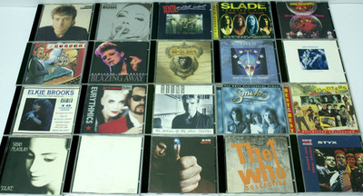 20 CDs Set Pop Rock Toto Styx Kansas Sting Slade Smokie Billy Idol Eurythmics
