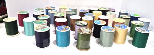 Sewing Thread Lot of 40 Colorful Spools #3