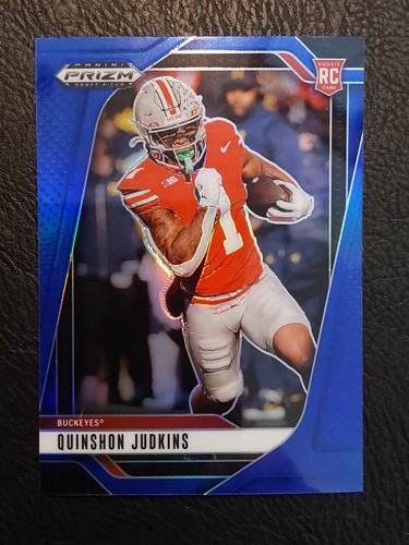 2025 Panini Prizm Draft Picks - Quinshon Judkins #84 Blue Prizm /249 (RC)