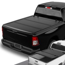 Fit 09-25 Ram 1500 Classic 5.7Ft Bed Low Profile Tri Fold Hard Tonneau Cover
