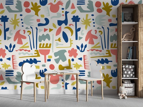 3D Abstract Watercolor Pattern Wall Murals Wallpaper Murals Wall Sticker - Picture 2 of 13