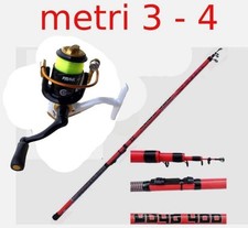KIT CANNA BOLOGNESE+MULINELLO FILO OMAGGIO PESCA TROTA LAGO MARE FONDO FILI yyyh