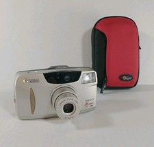 Canon Sure Shot 76 Zoom 35mm Camera Date SAF Point  Shoot With Case Film Tested