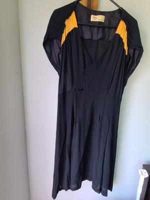 Toga Pulla Sheer Black Button Up Dress
