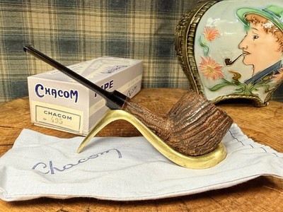 1970 s UNSMOKED Chacom JURA | Pot Shape 495 | NEW W/ BOX & Sock - Estate Pipe