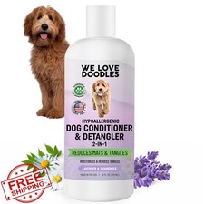We Love Doodles 16oz Dog Conditioner Detangler Dry Itchy Skin Poodles