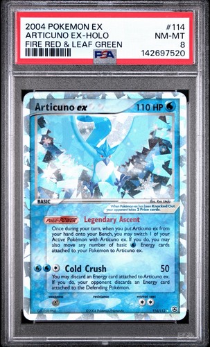 Articuno ex graded PSA 8 for sale on eBay