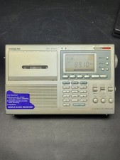 Sangean ATS-818ACS Fm/mw/lw/short wave radio cassette player Silver Color Tested