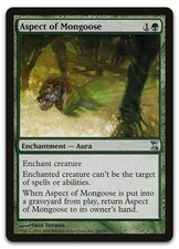 Aspect of Mongoose #191 (LP) Time Spiral TSP Magic MTG