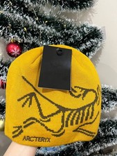 Arc'teryx Bird Head Toque Beanie Yellow Merino Wool Winter Hat NWT